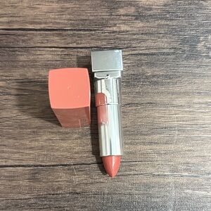 Coral Lipstick with Silver Case